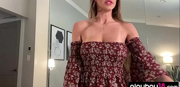  Busty MILF pornstar Abigail Mac loves spending time with her flowers and masturbating